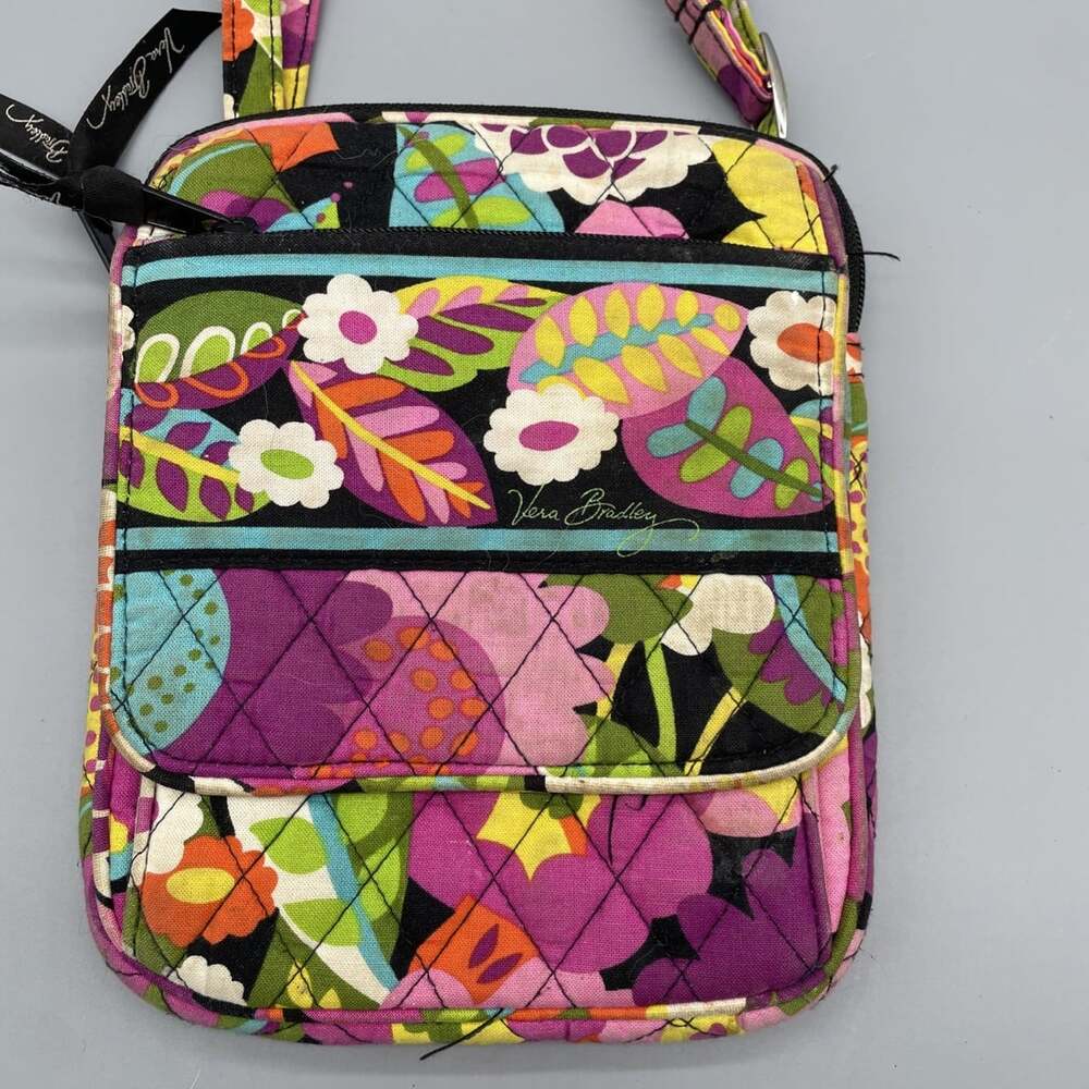 Vera Bradley VA VA Bloom Mini Hipster Organizer Crossbody Shoulder Bag ID Holder